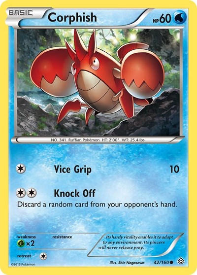 Corphish #42 XY - Primal Clash