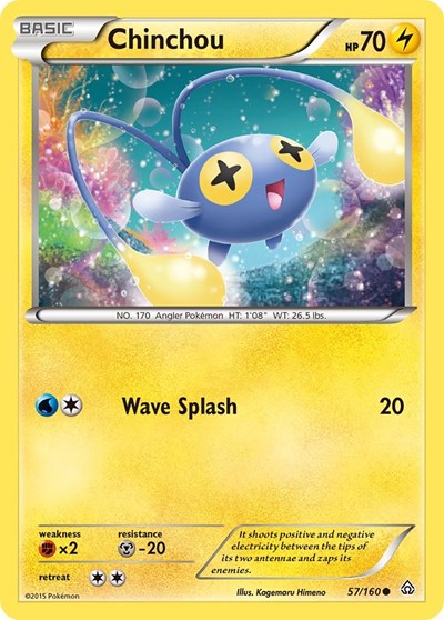 Chinchou #57 XY - Primal Clash
