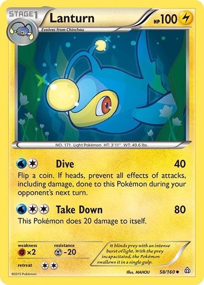 Lanturn #58 XY - Primal Clash