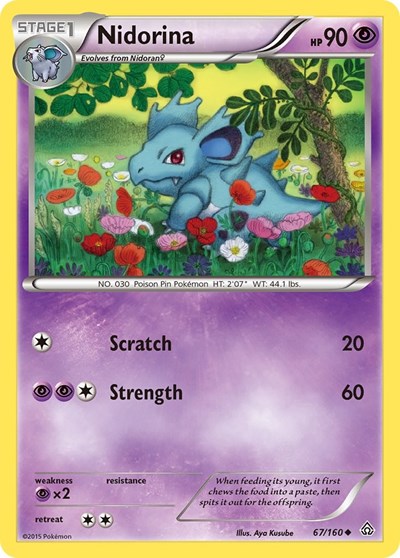 Nidorina #67 XY - Primal Clash