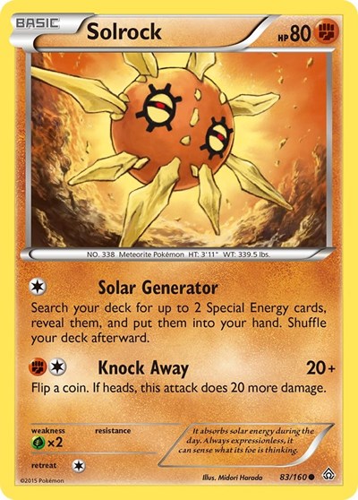 Solrock #83 XY - Primal Clash