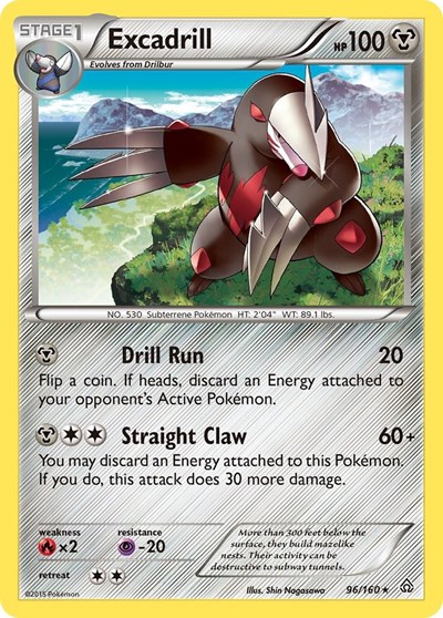 Excadrill #96 XY - Primal Clash