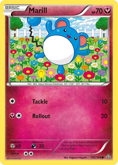 Marill #102 XY - Primal Clash