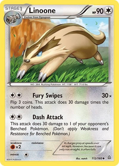 Linoone #112 XY - Primal Clash
