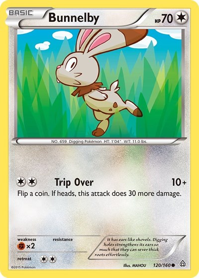 Bunnelby #120 XY - Primal Clash