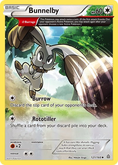 Bunnelby #121 XY - Primal Clash