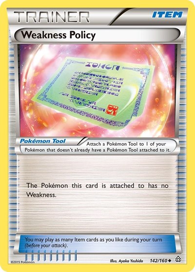 Weakness Policy #142 XY - Primal Clash