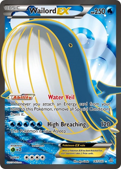 Wailord EX #147 XY - Primal Clash