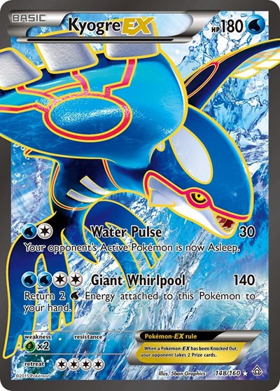 Kyogre EX #148 XY - Primal Clash