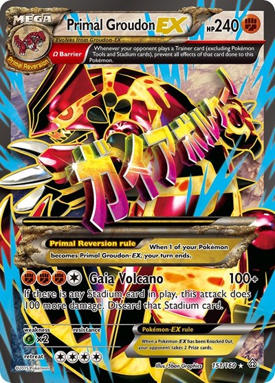 Primal Groudon EX #151 XY - Primal Clash