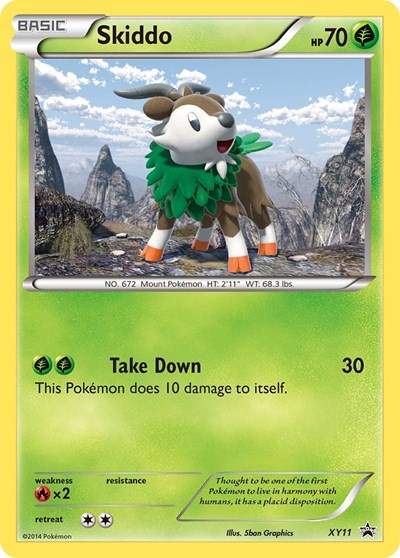 Skiddo #XY11 XY Promos