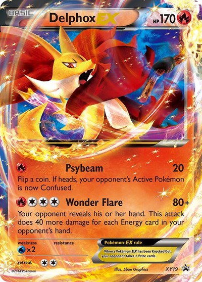 Delphox EX #XY19 XY Promos