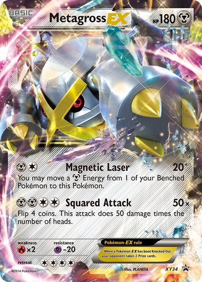 Metagross EX XY Promos #XY34