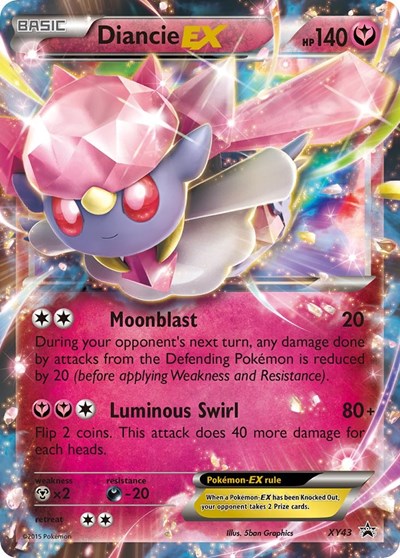 Diancie EX XY Promos #XY43