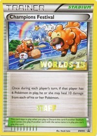 Champions Festival - BW95 (Worlds 13) [Staff] #BW95 Black and White Promos