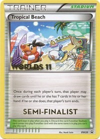 Tropical Beach - BW28 (Worlds 11) [Semi Finalist] #BW28 Black and White Promos