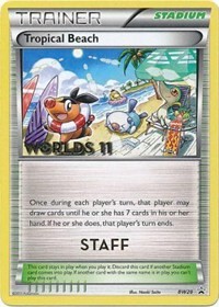 Tropical Beach - BW28 (Worlds 11) [Staff] #BW28 Black and White Promos