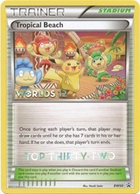 Tropical Beach - BW50 (Worlds 12) [Top 32] #BW50 Black and White Promos