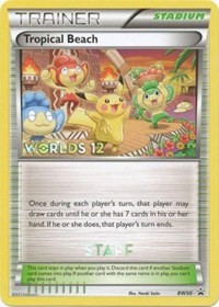 Tropical Beach - BW50 (Worlds 12) [Staff] #BW50 Black and White Promos