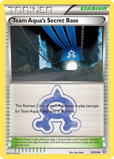 Team Aqua's Secret Base #28 Double Crisis