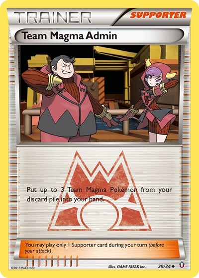 Team Magma Admin #29 Double Crisis