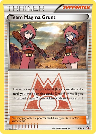 Team Magma Grunt #30 Double Crisis