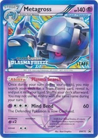Metagross - BW75 (Team Plasma) (Prerelease) [Staff] #BW75 Black and White Promos
