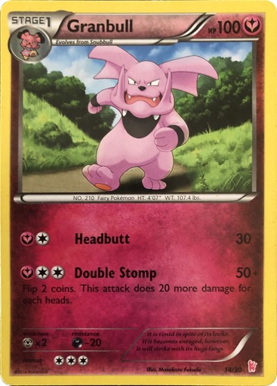 Granbull #14 XY Trainer Kit: Sylveon & Noivern