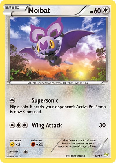 Noibat #12 XY Trainer Kit: Sylveon & Noivern