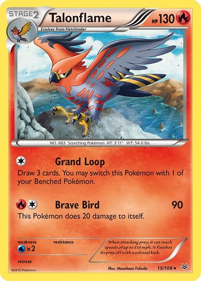 Talonflame #15 XY - Roaring Skies
