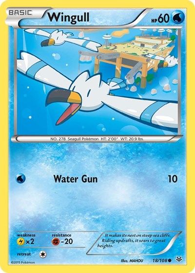 Wingull #18 XY - Roaring Skies