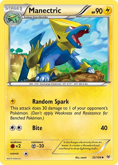 Manectric #25 XY - Roaring Skies