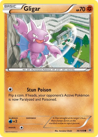 Gligar #36 XY - Roaring Skies