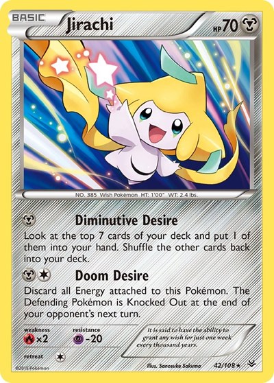 Jirachi #42 XY - Roaring Skies