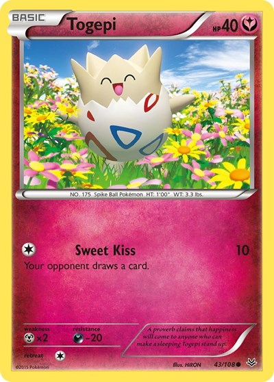 Togepi #43 XY - Roaring Skies