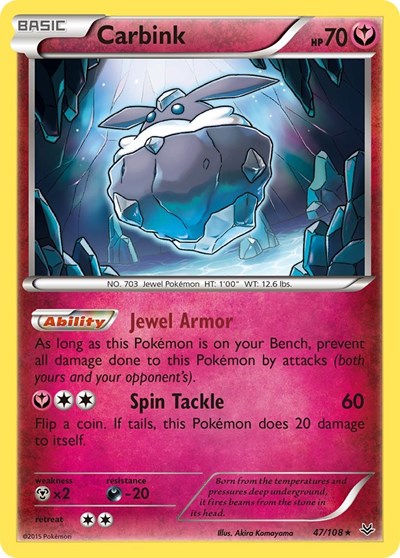 Carbink #47 XY - Roaring Skies