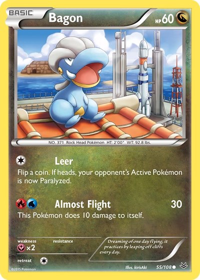 Bagon #55 XY - Roaring Skies