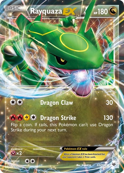 Rayquaza EX #60 XY - Roaring Skies