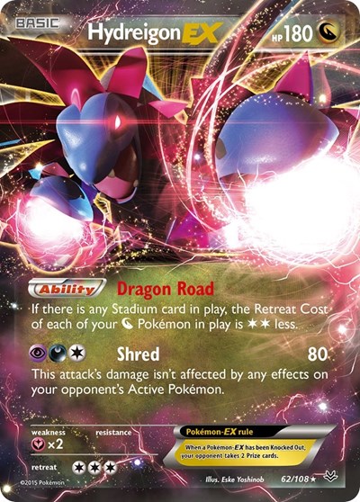 Hydreigon EX #62 XY - Roaring Skies