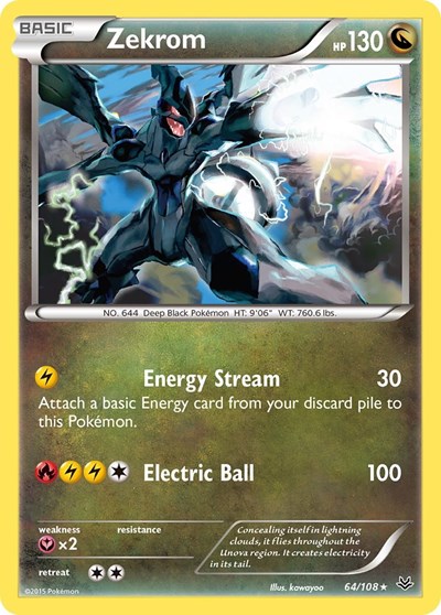 Zekrom #64 XY - Roaring Skies