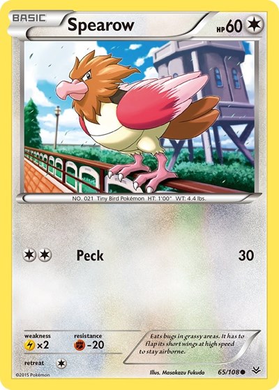 Spearow #65 XY - Roaring Skies