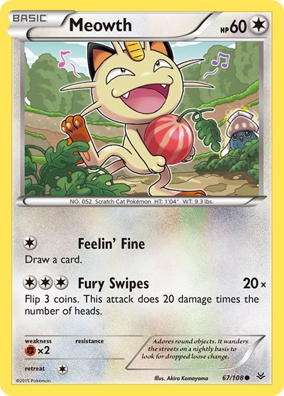 Meowth #67 XY - Roaring Skies