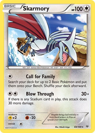 Skarmory #69 XY - Roaring Skies