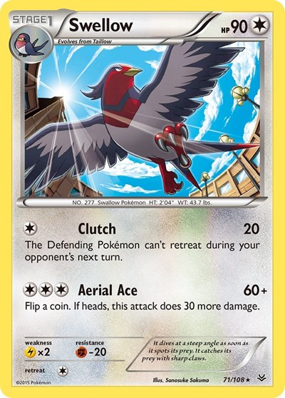 Swellow #71 XY - Roaring Skies