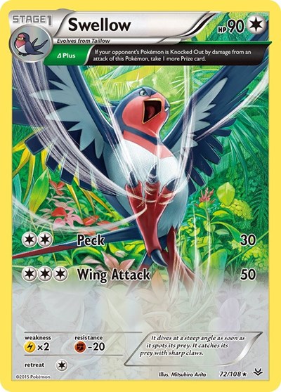 Swellow #72 XY - Roaring Skies