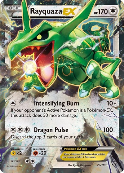 Rayquaza EX #75 XY - Roaring Skies