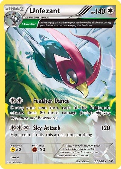 Unfezant #81 XY - Roaring Skies