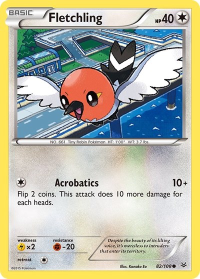 Fletchling #82 XY - Roaring Skies