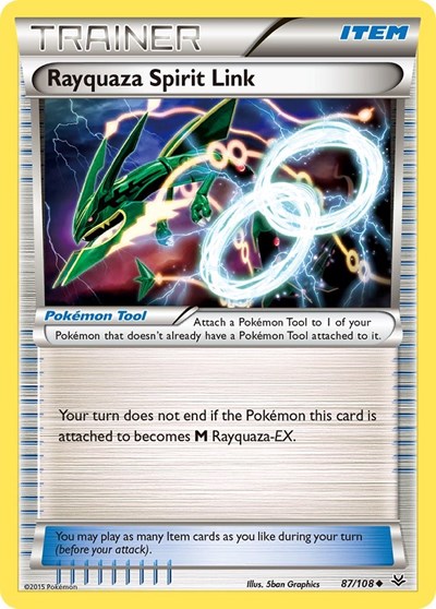 Rayquaza Spirit Link #87 XY - Roaring Skies