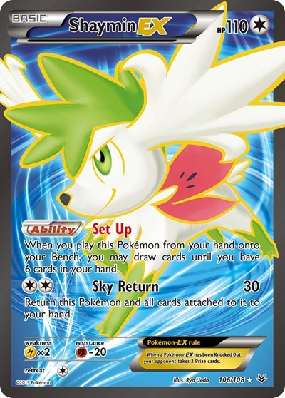 Shaymin EX #106 XY - Roaring Skies